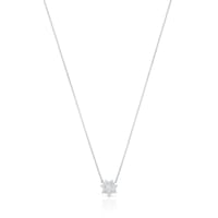 White gold Choker with diamond Daisy