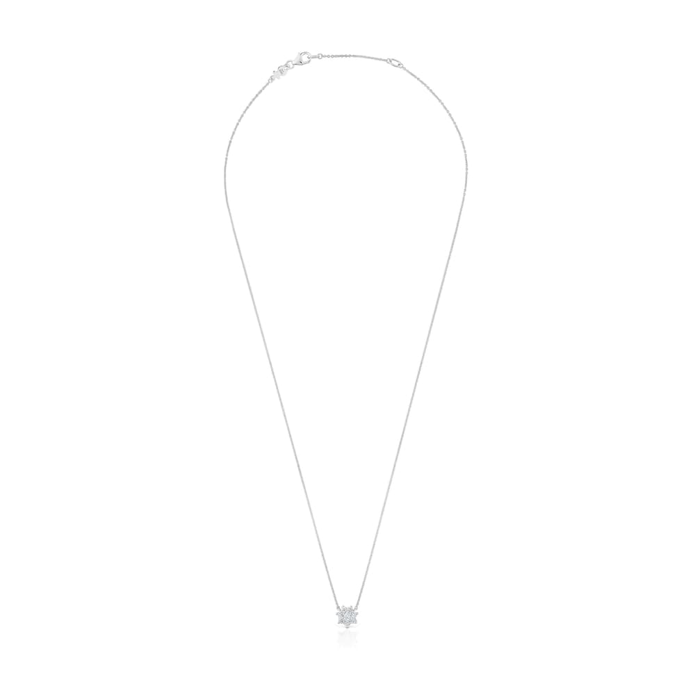 White gold Choker with diamond Daisy White gold Choker with diamond Daisy