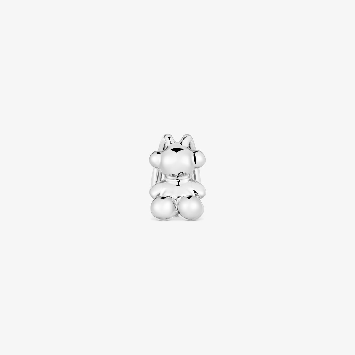 Earcuff Oso En Plata Bold Bear