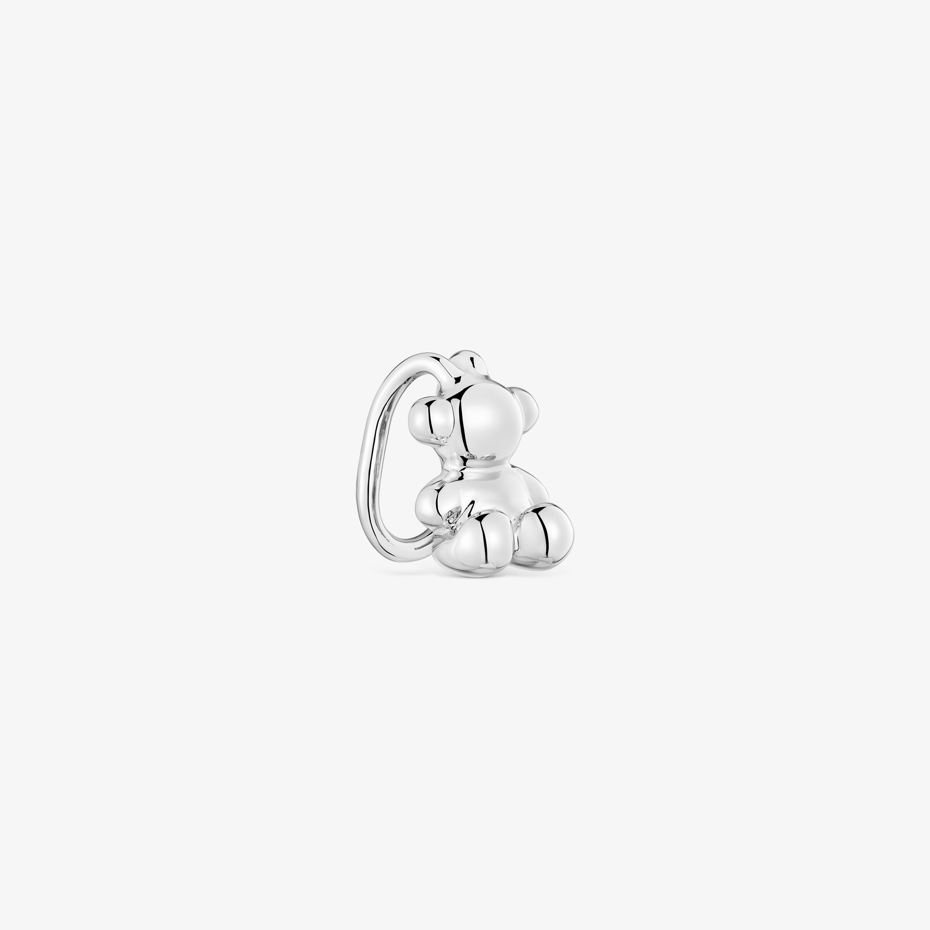 Silver bear Earcuff Bold Bear