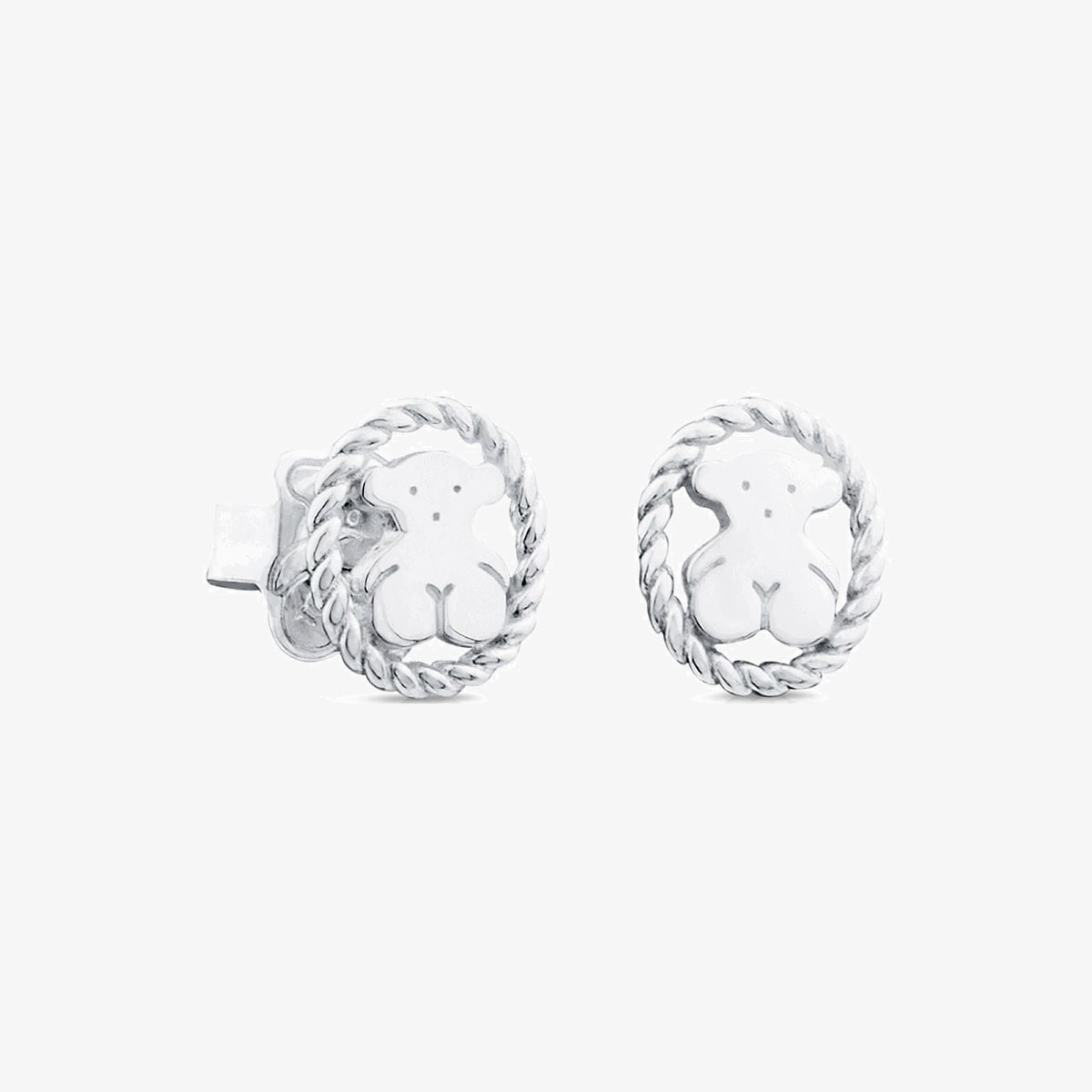 Tous - Pendientes De Plata Camee - Plateado