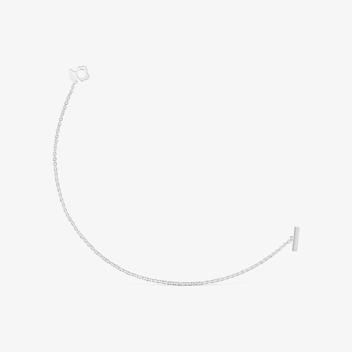 B&auml;ren-Kettenarmband I-Bear aus Silber