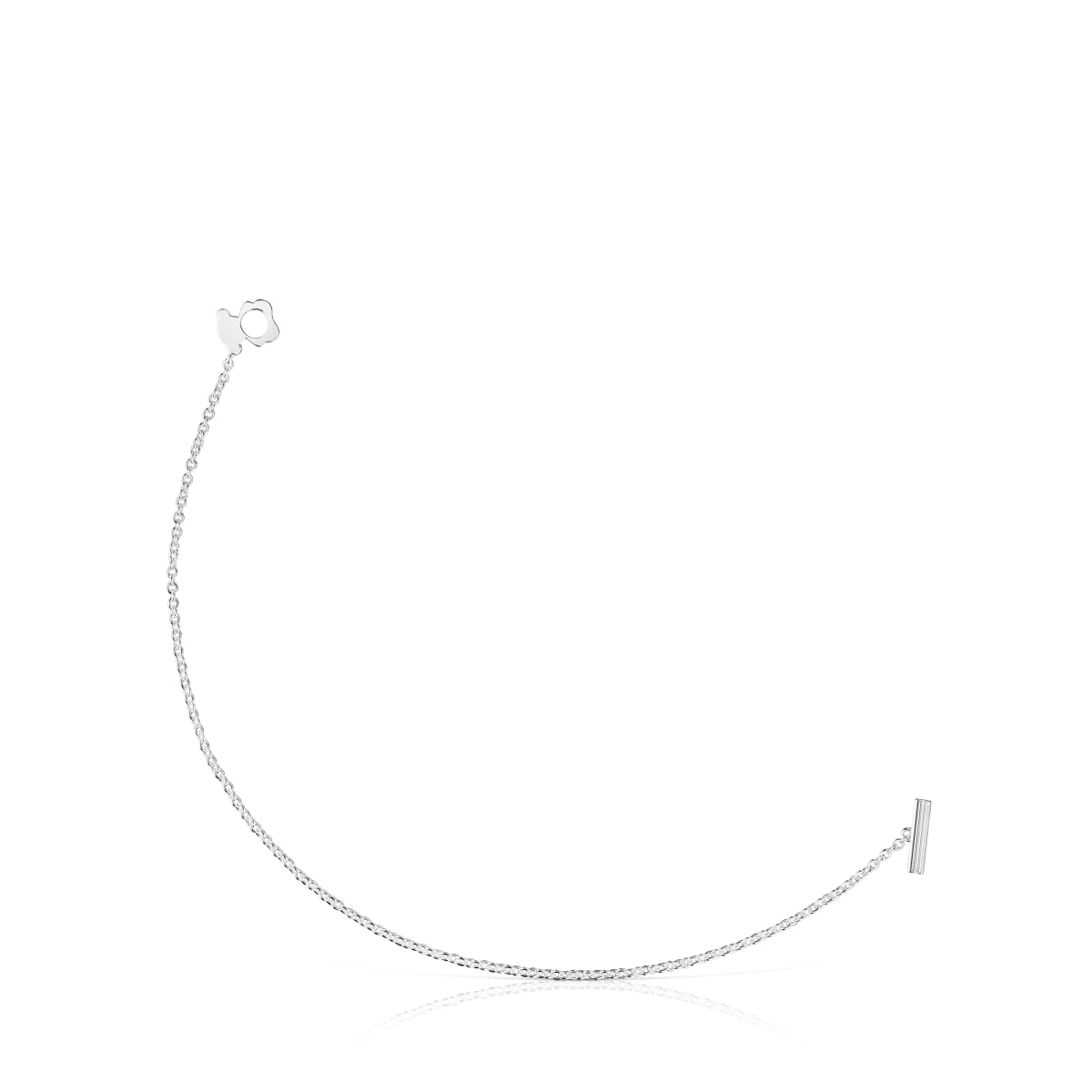 Tous - Pulsera Cadena Con Oso De Plata I-Bear - Plateado