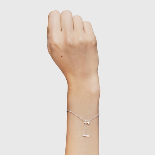 Bären-Kettenarmband I-Bear aus Silber