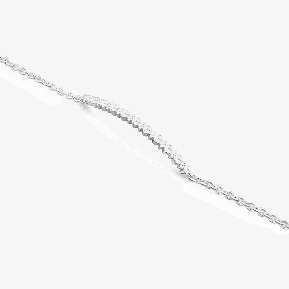Silver Straight Bracelet