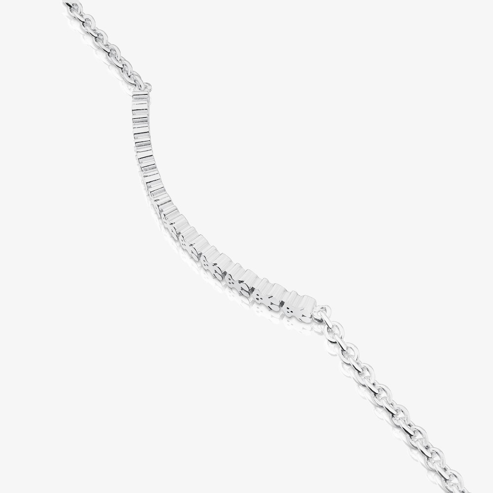 Silver Straight Bracelet