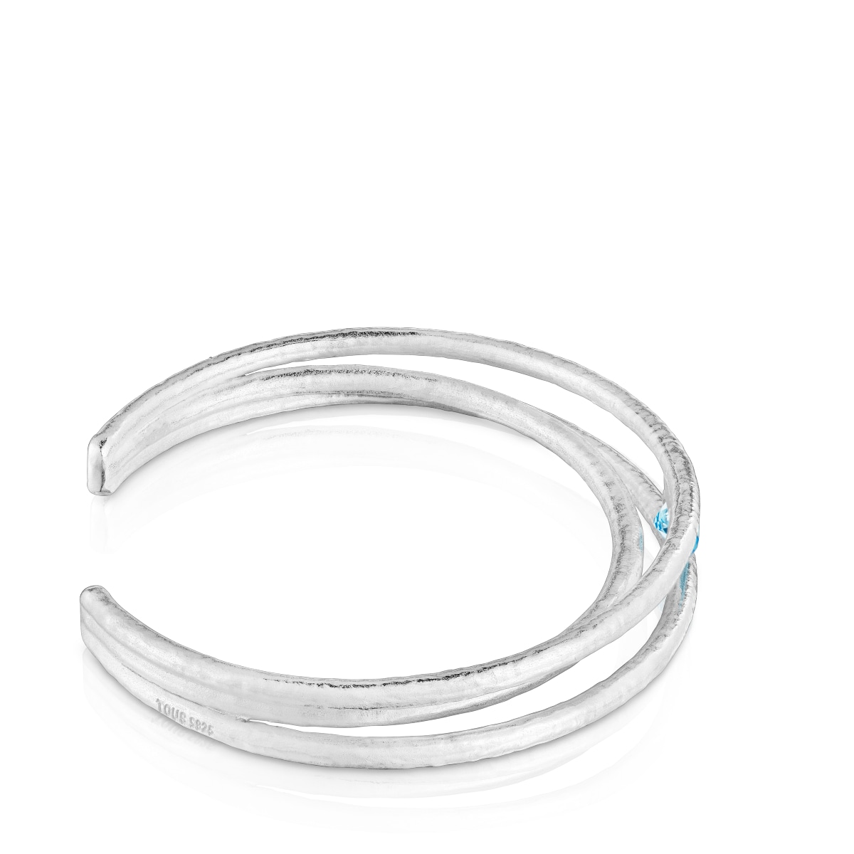 Silver and topaz Bangle Duna