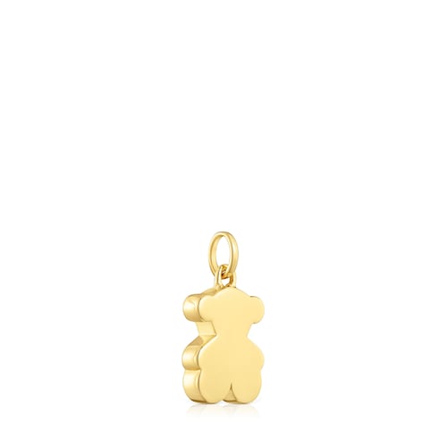 Medium 12 mm gold bear pendant Sweet Dolls