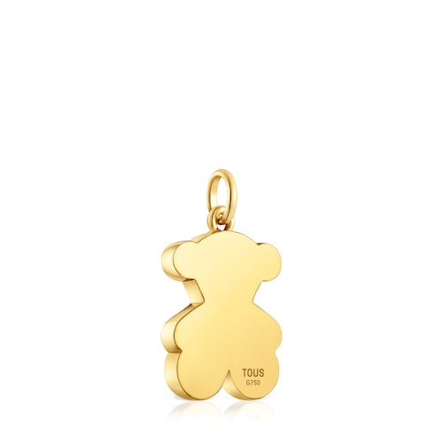 Medium 18 mm gold bear pendant Sweet Dolls