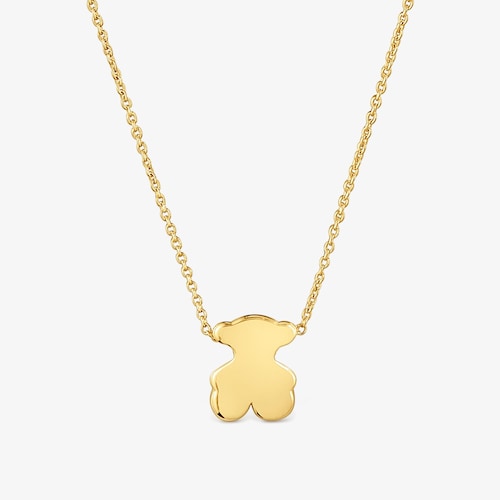 Collar corto de oro con motivo oso 8 mm Sweet Dolls
