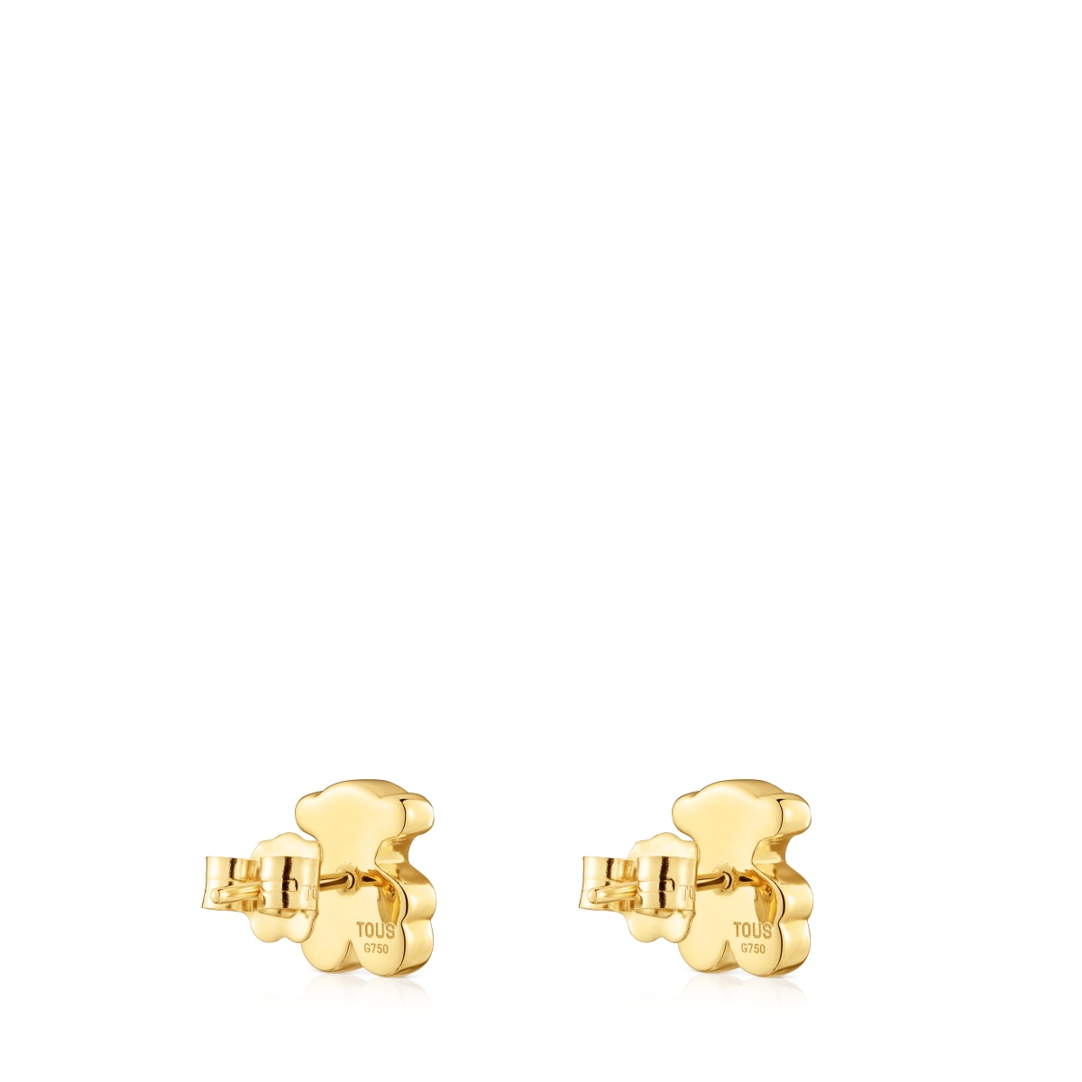 10 mm gold bear Earrings Sweet Dolls