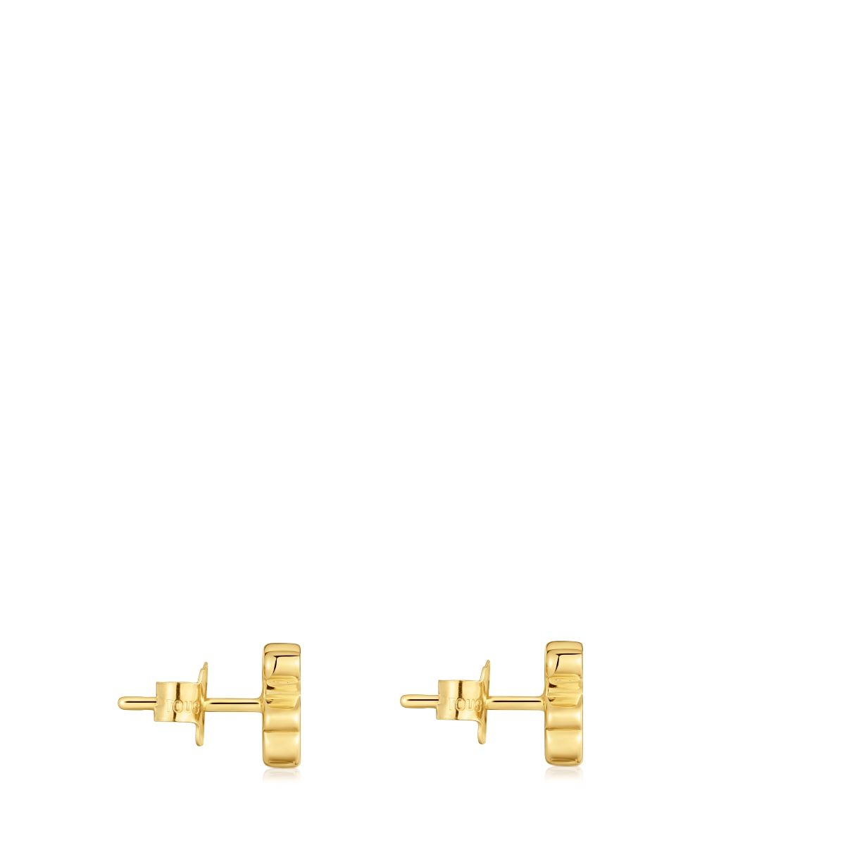 8 mm gold bear Earrings Sweet Dolls