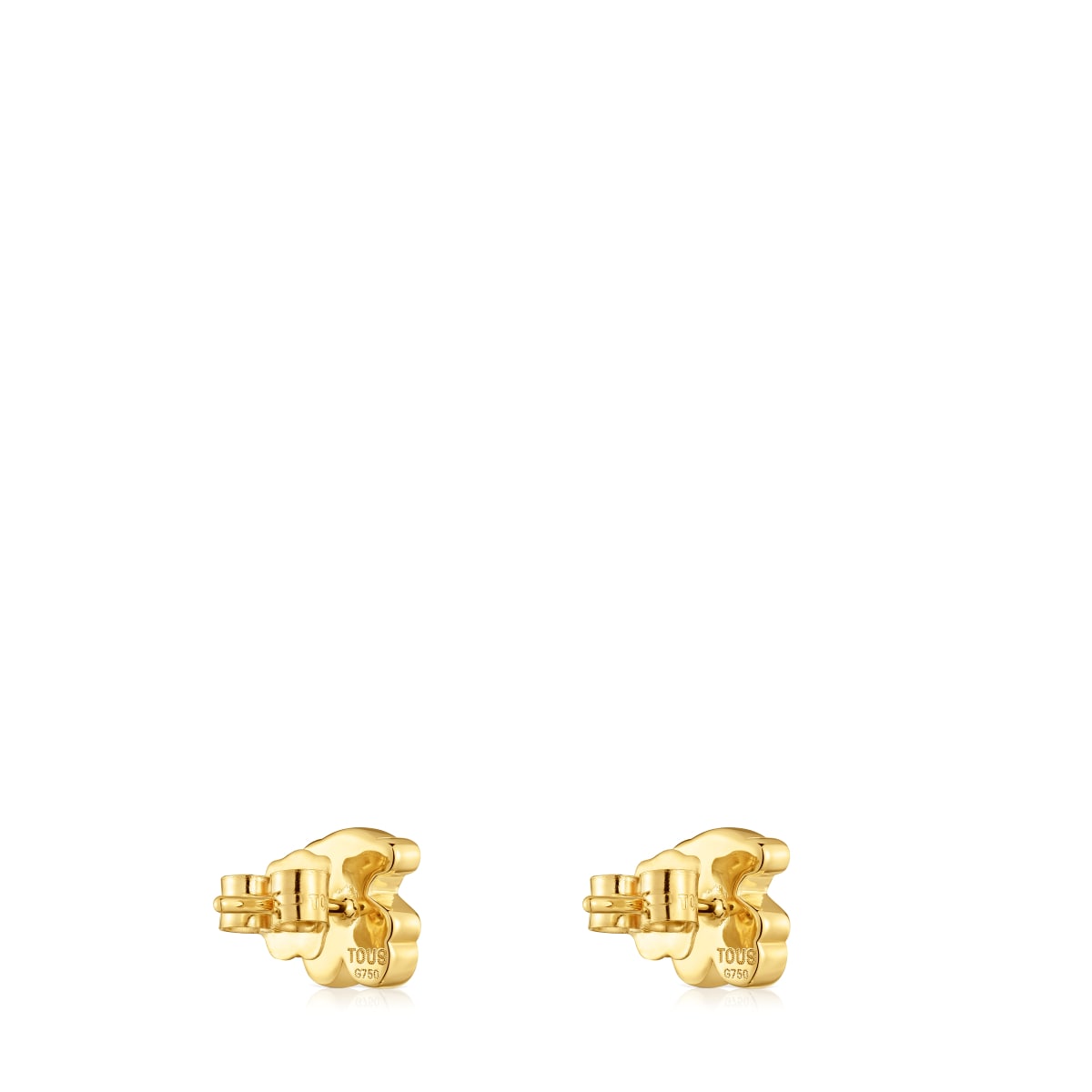 8 mm gold bear Earrings Sweet Dolls