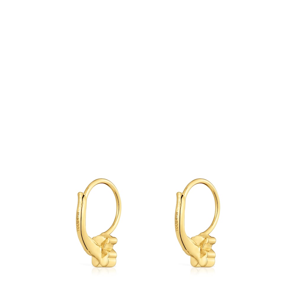 6mm gold bear-motif Hoop earrings Sweet Dolls 6mm gold bear-motif Hoop earrings Sweet Dolls