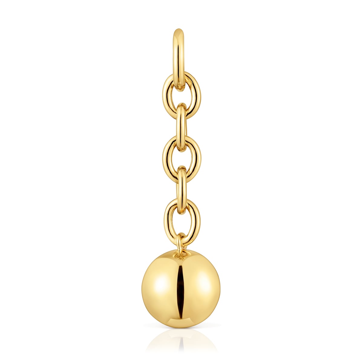18kt gold plating over silver Pendant Plump