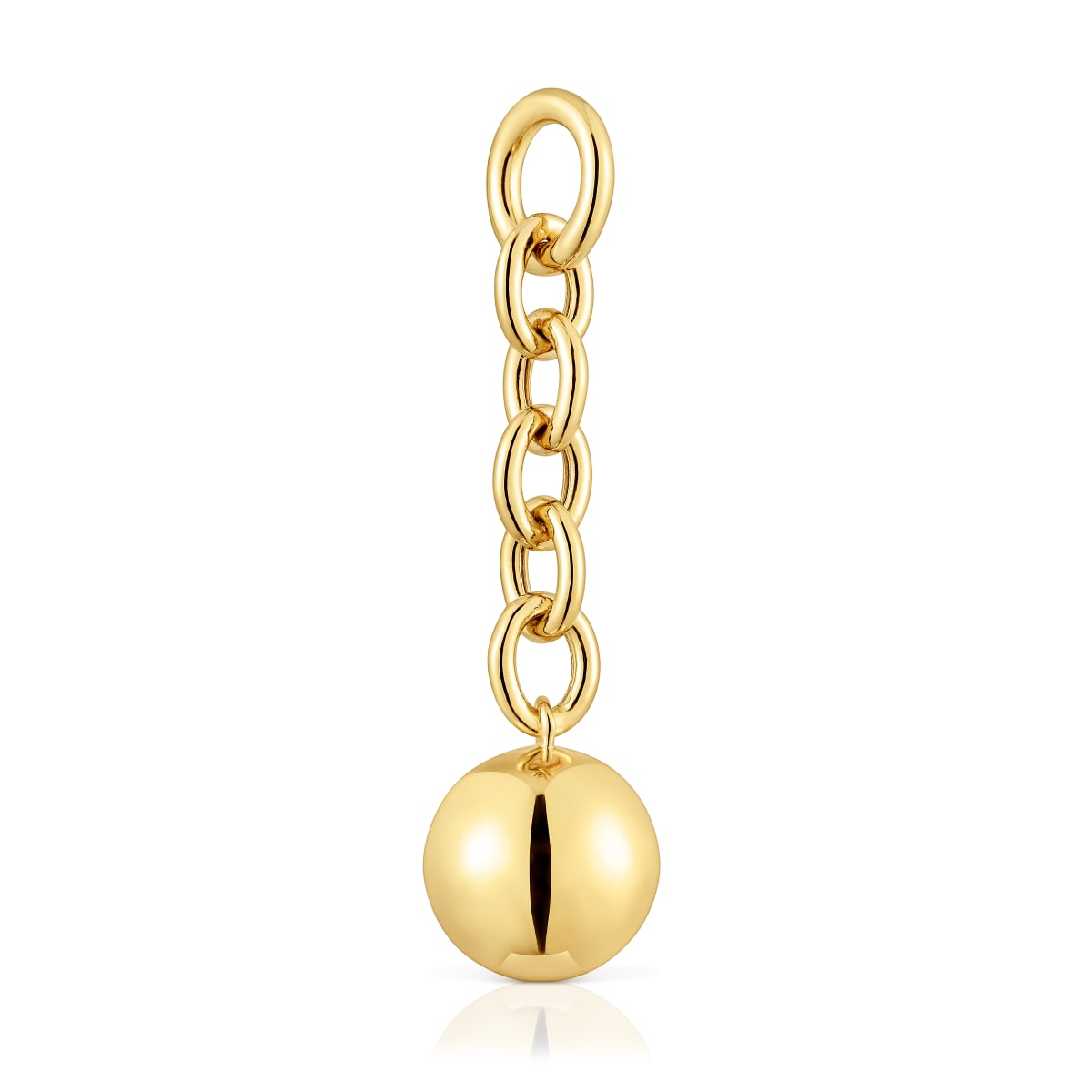 18kt gold plating over silver Pendant Plump