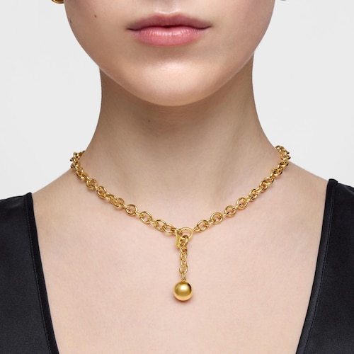 Colgante con baño de oro 18 kt sobre plata Plump