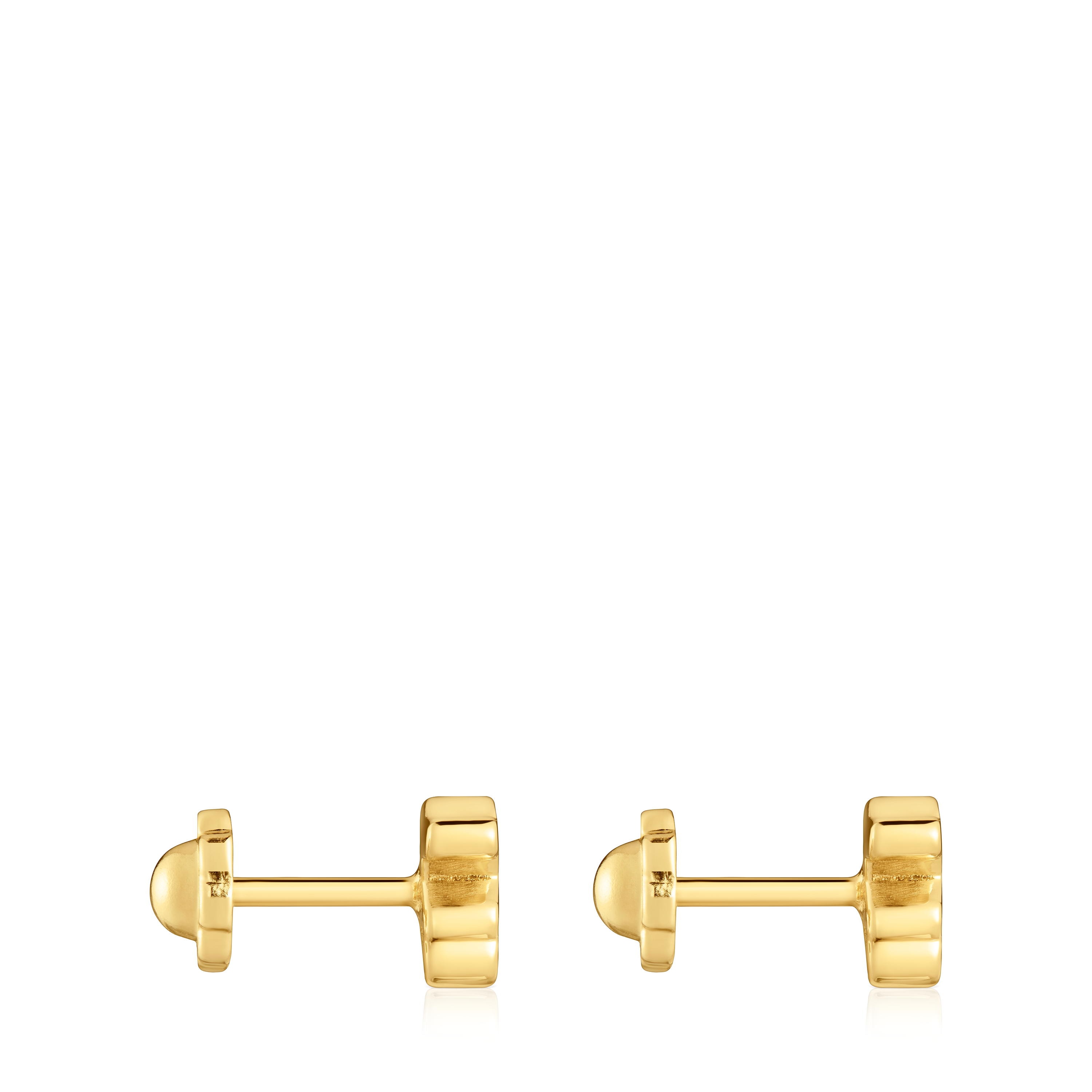 6mm gold bear Earrings Sweet Dolls