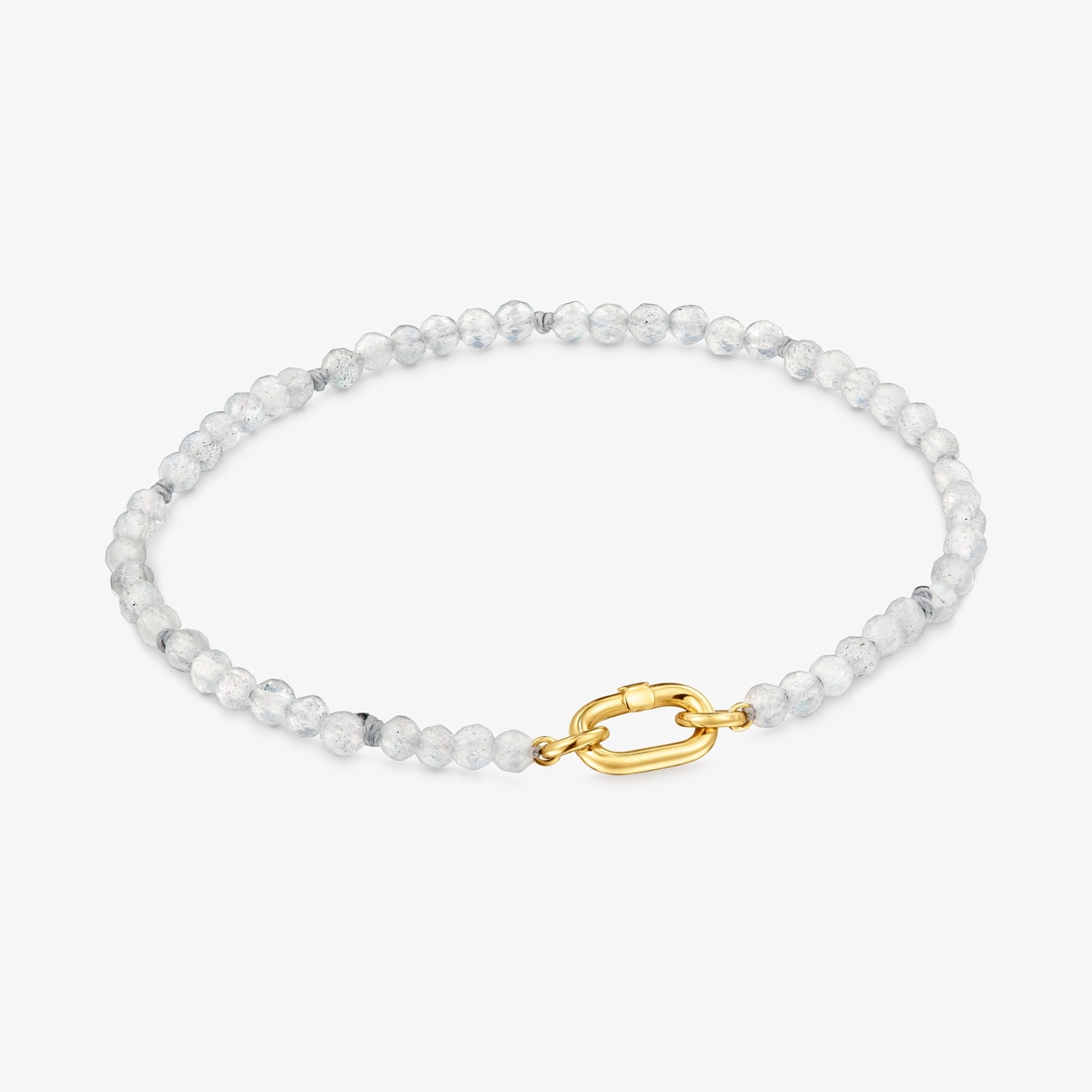 Tous - Pulsera De Oro Y Labradorita Hold Oval - Gris