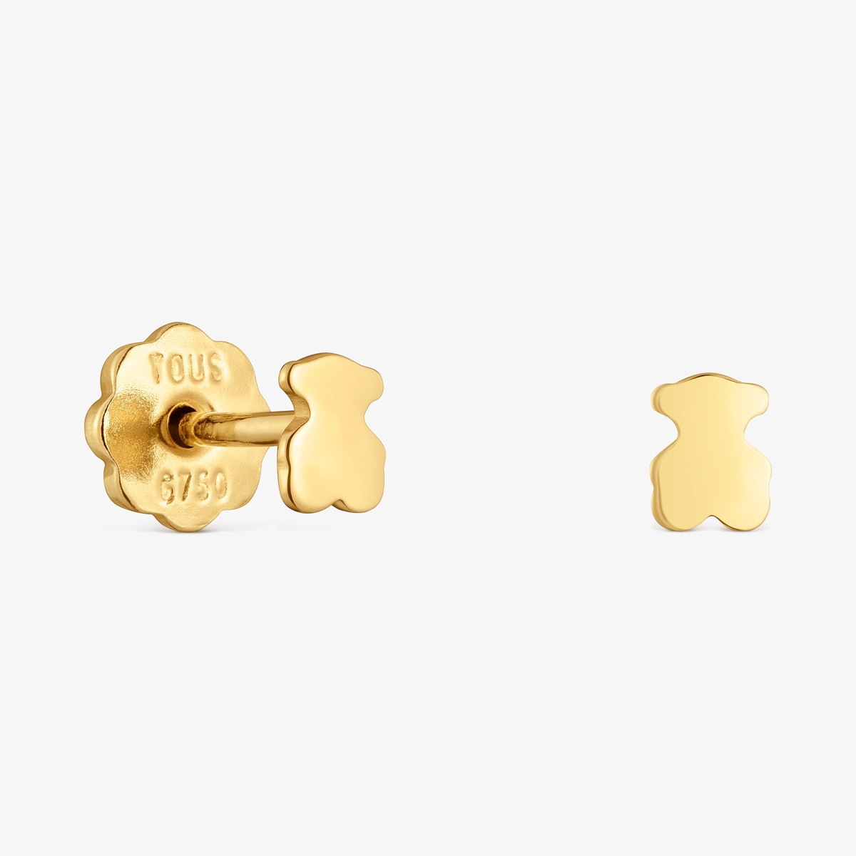 Tous - Pendientes De Oro Y Motivo Oso Basics - Dorado