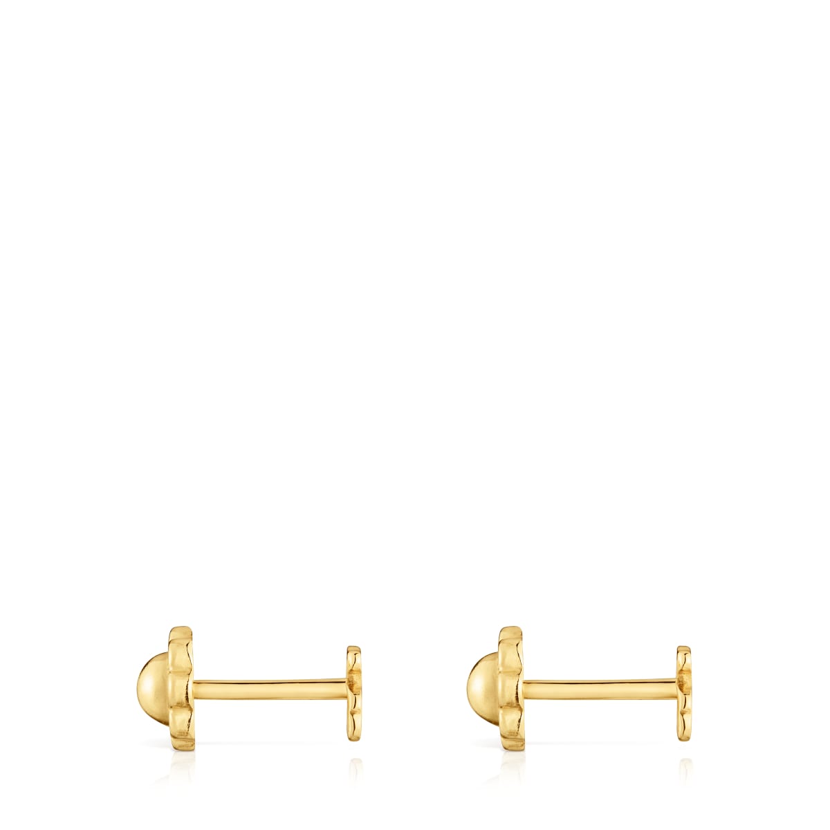 Gold bear-motif Earrings Basics