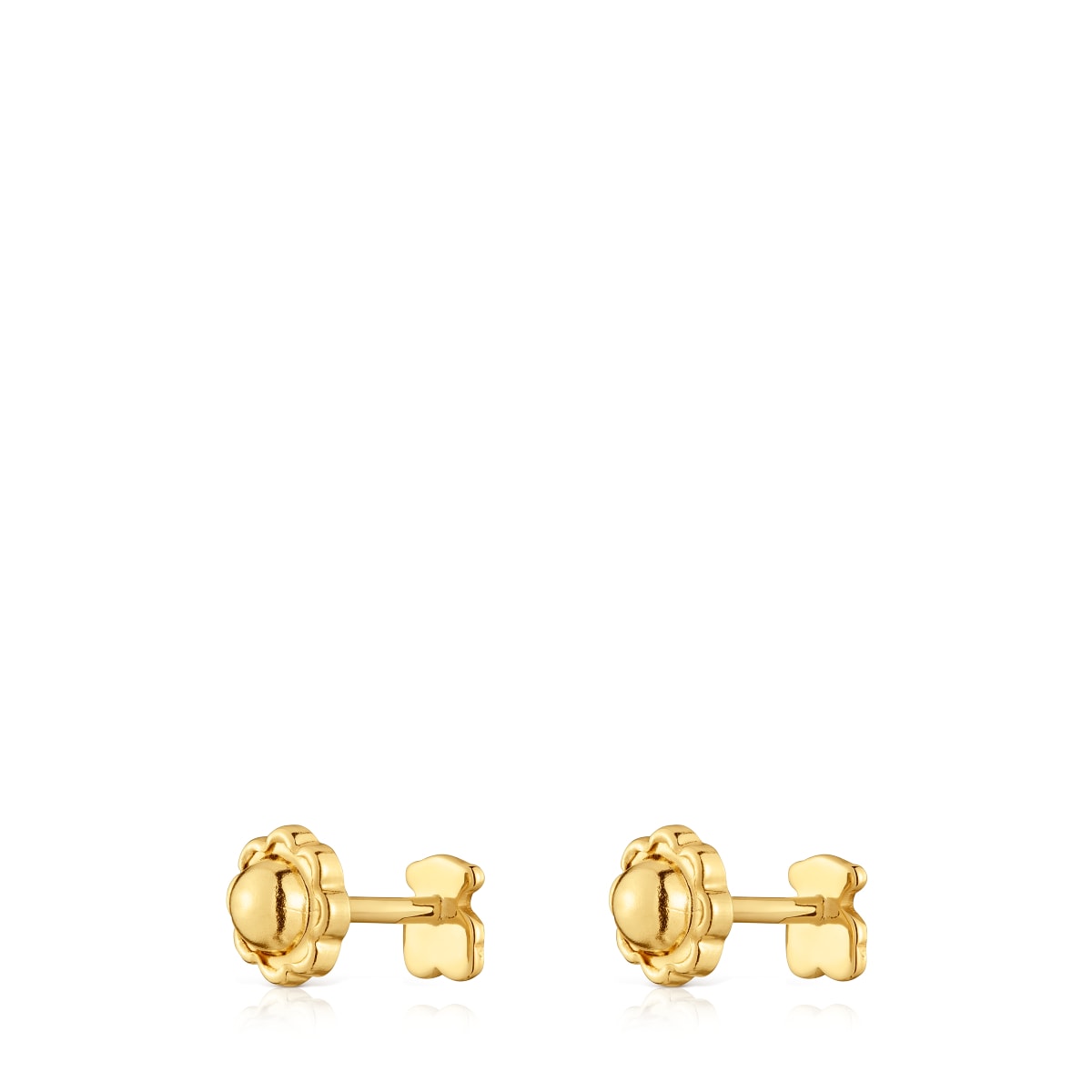 Gold bear-motif Earrings Basics