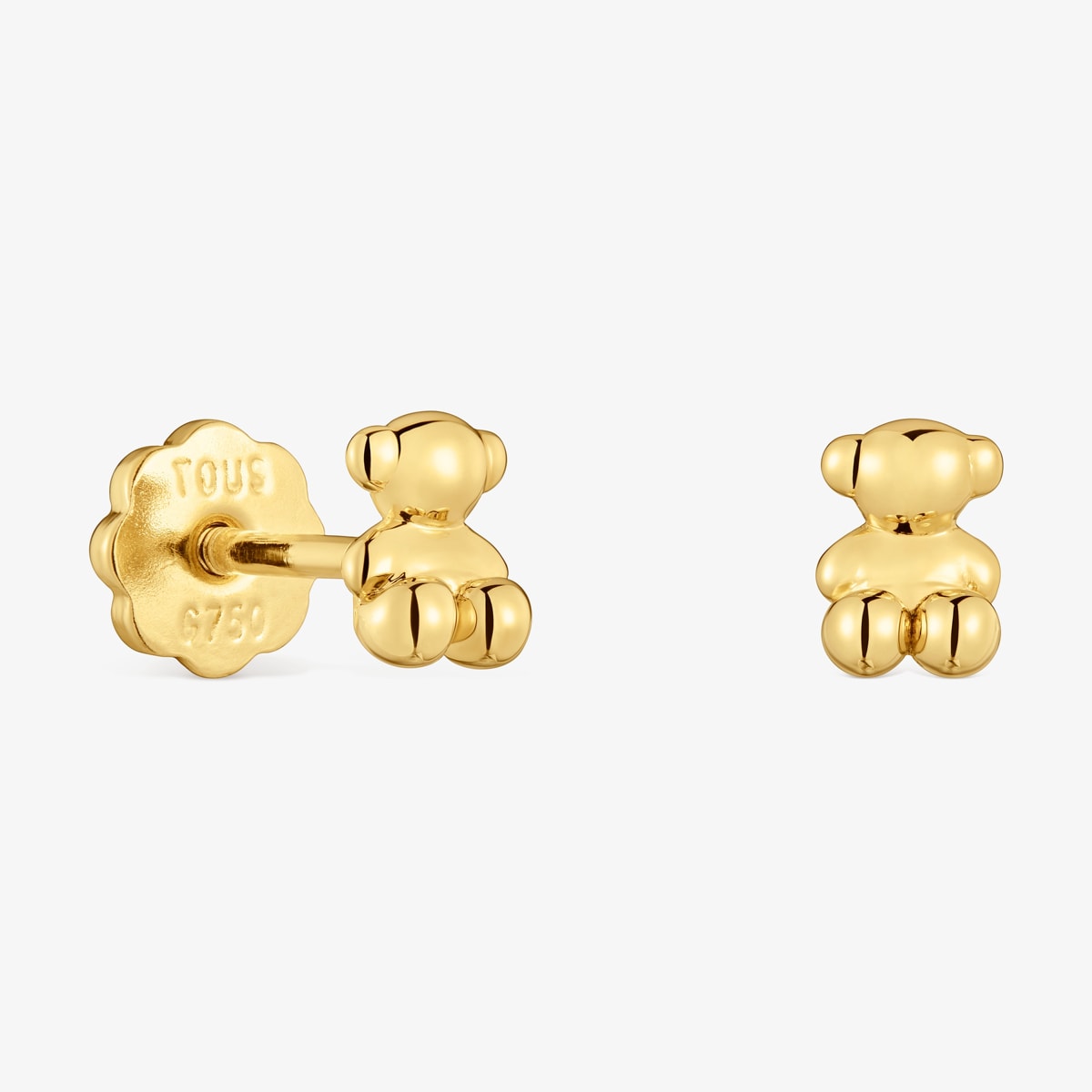 Tous - Pendientes De Oro Bold Bear - Dorado