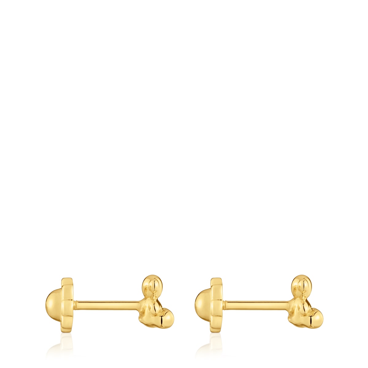 Bold Bear Earrings in Gold