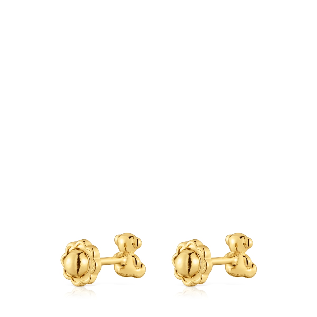 Bold Bear Earrings in Gold