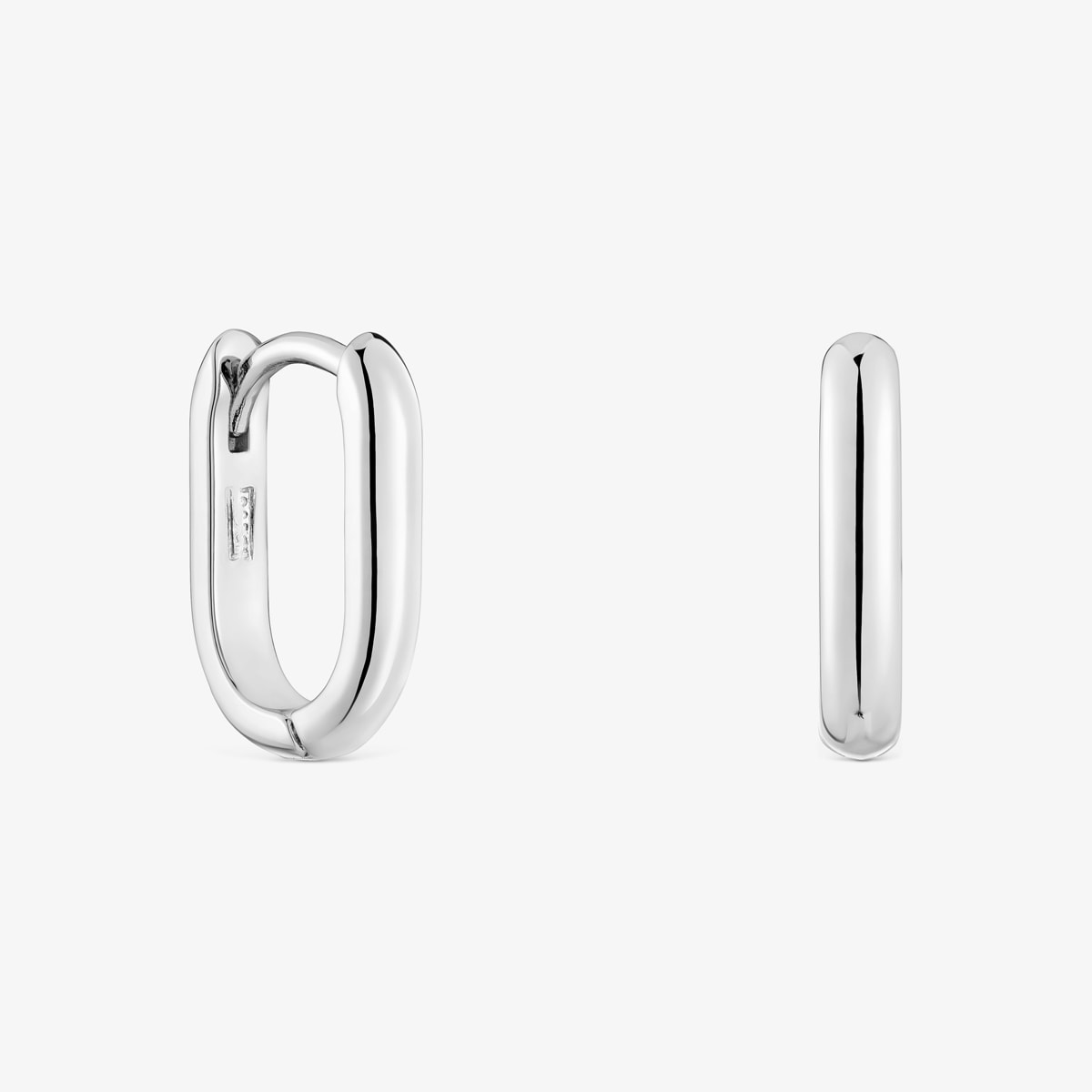Pendientes Aro Cortos De Plata 12 Mm Basicos