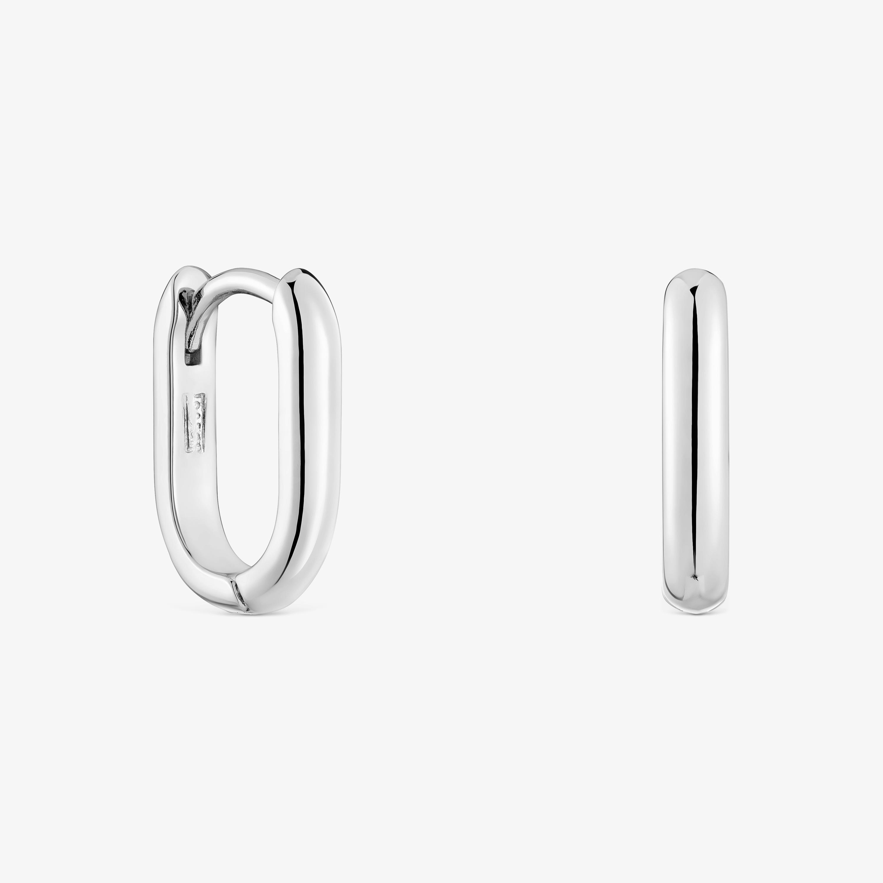 Short mm silver Hoop earrings TOUS Basics