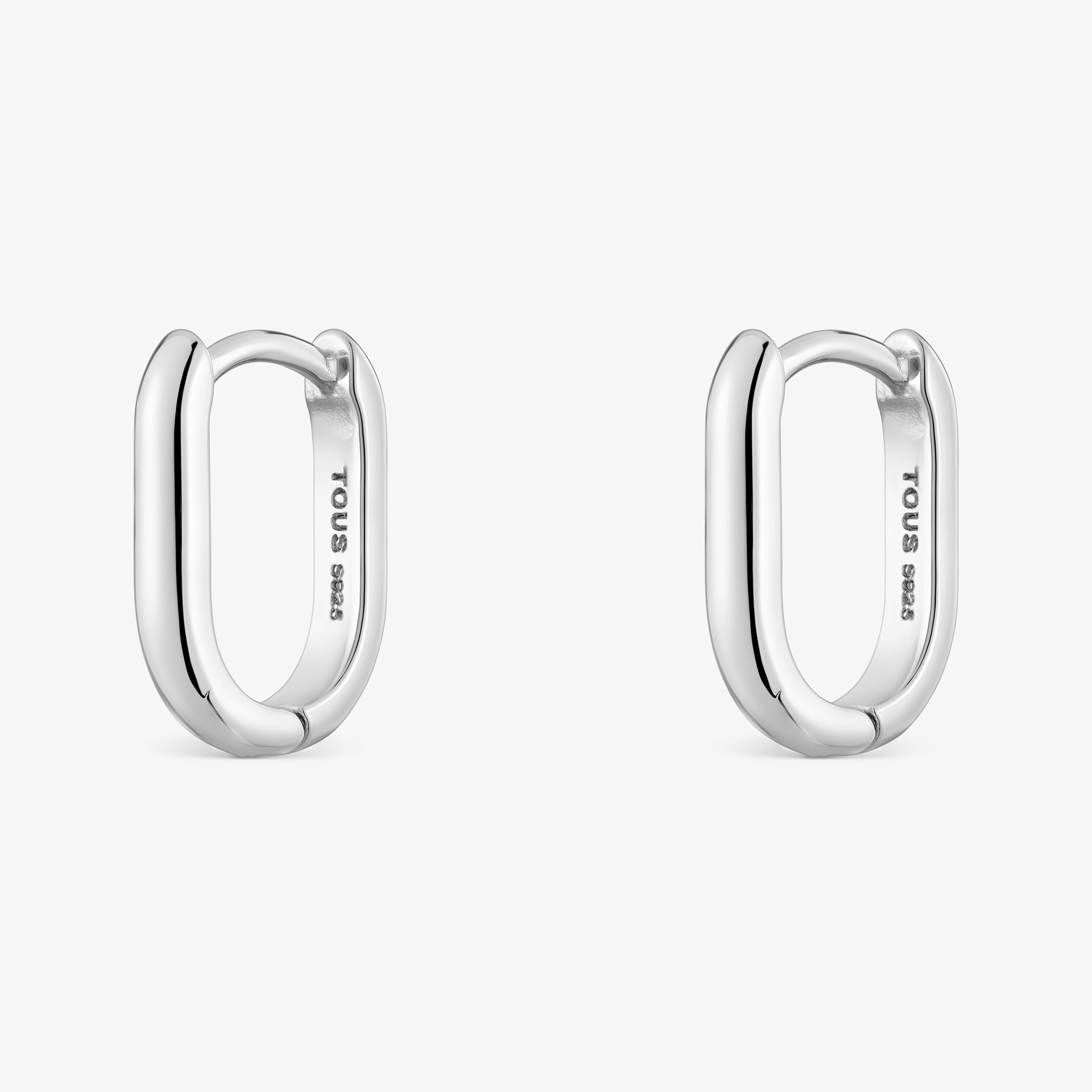 Short  mm silver Hoop earrings TOUS Basics