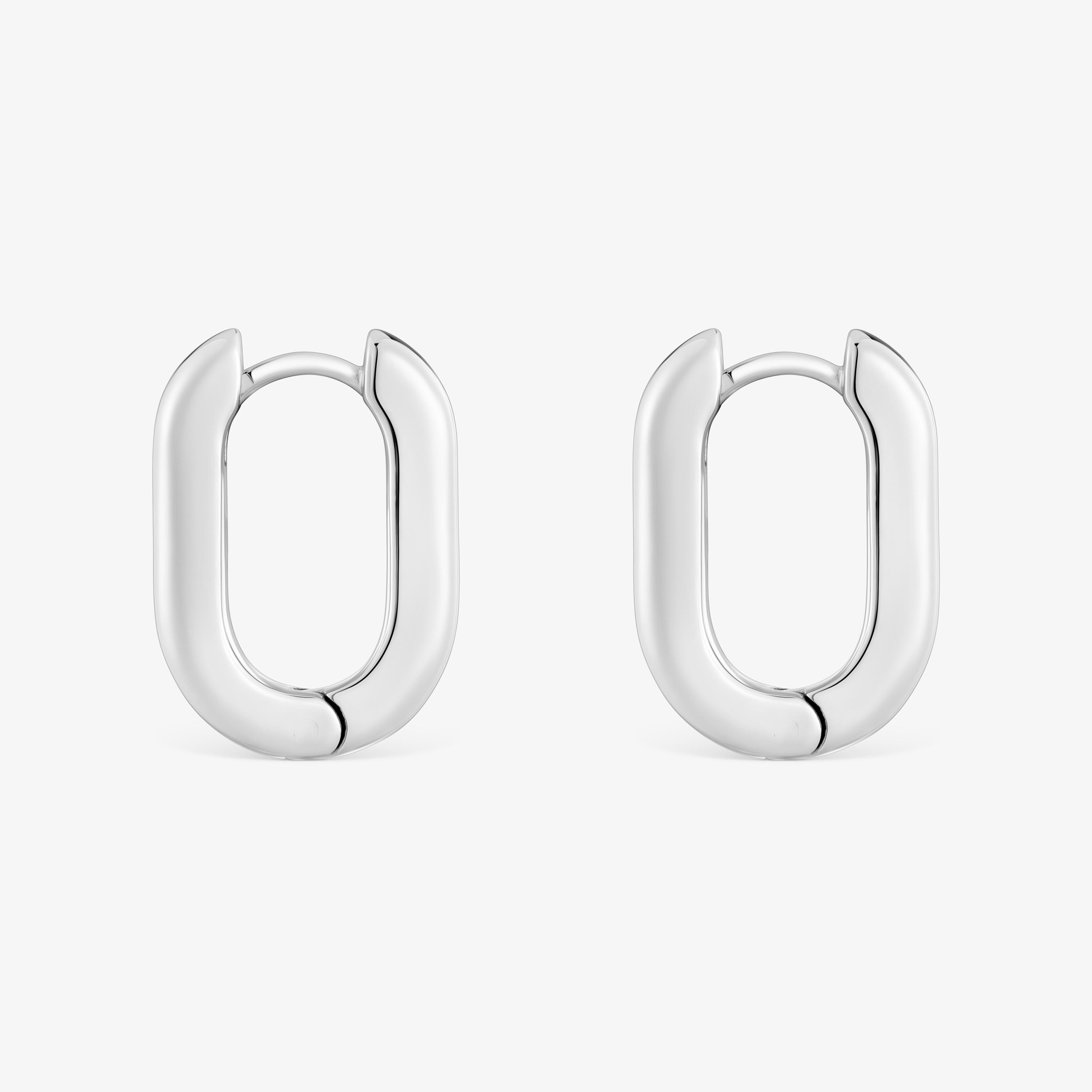 Short 18.2 mm silver Hoop earrings TOUS Basics