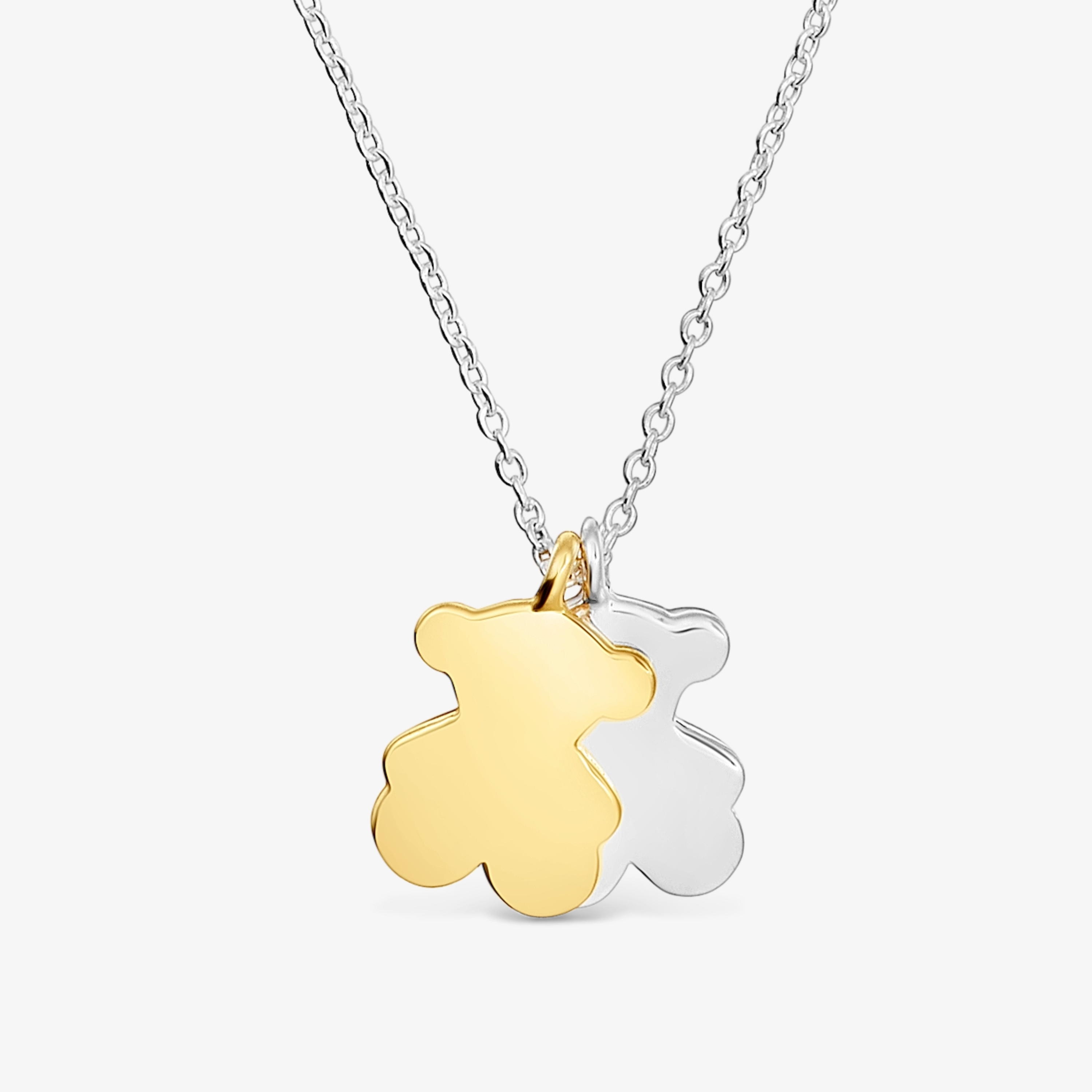 Sweet Dolls short two-tone Necklace with motifs | TOUS