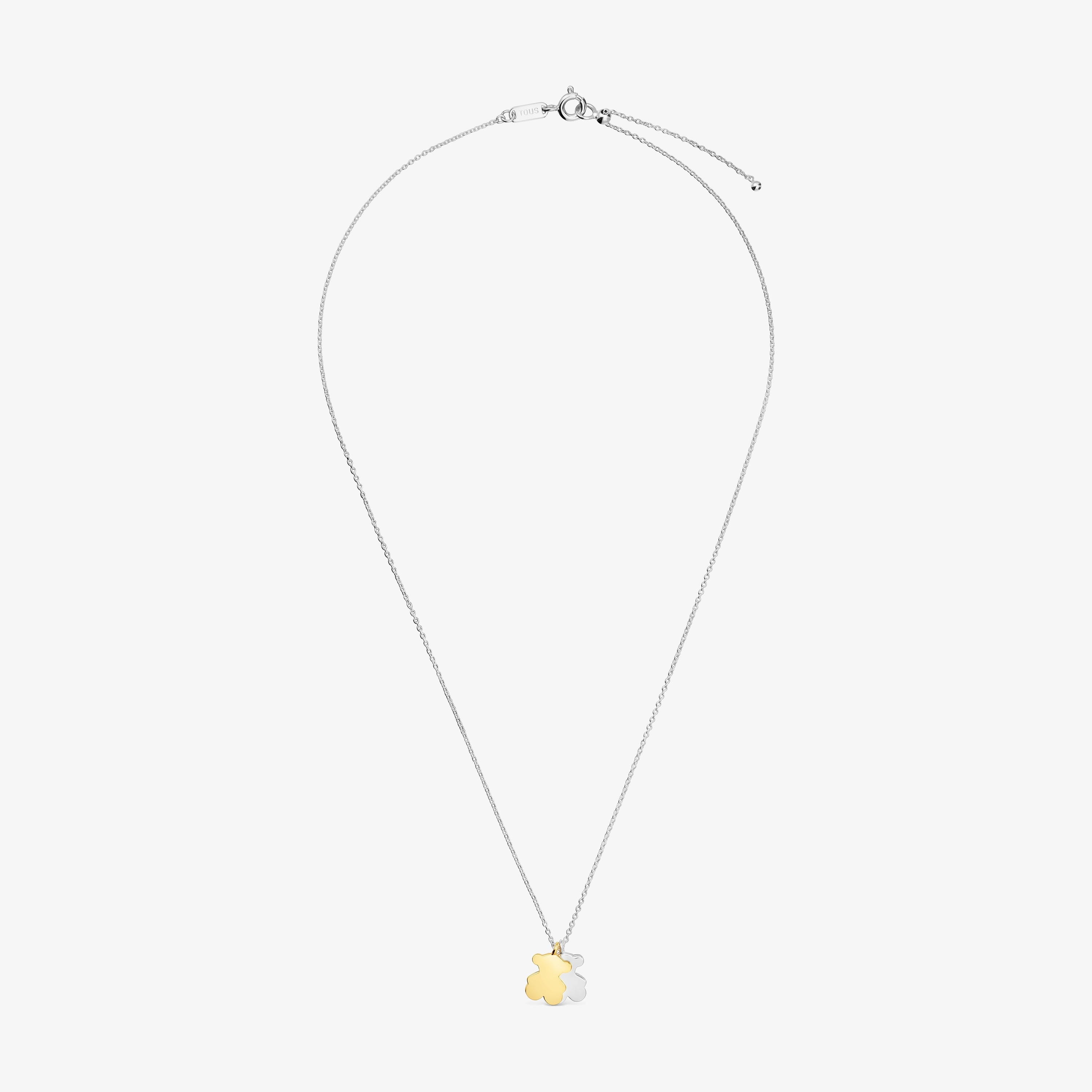 Sweet Dolls short two-tone Necklace with motifs | TOUS