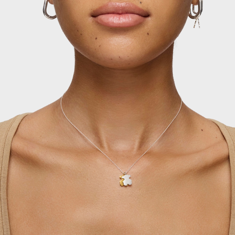 Sweet Dolls short two-tone Necklace with motifs image number 5