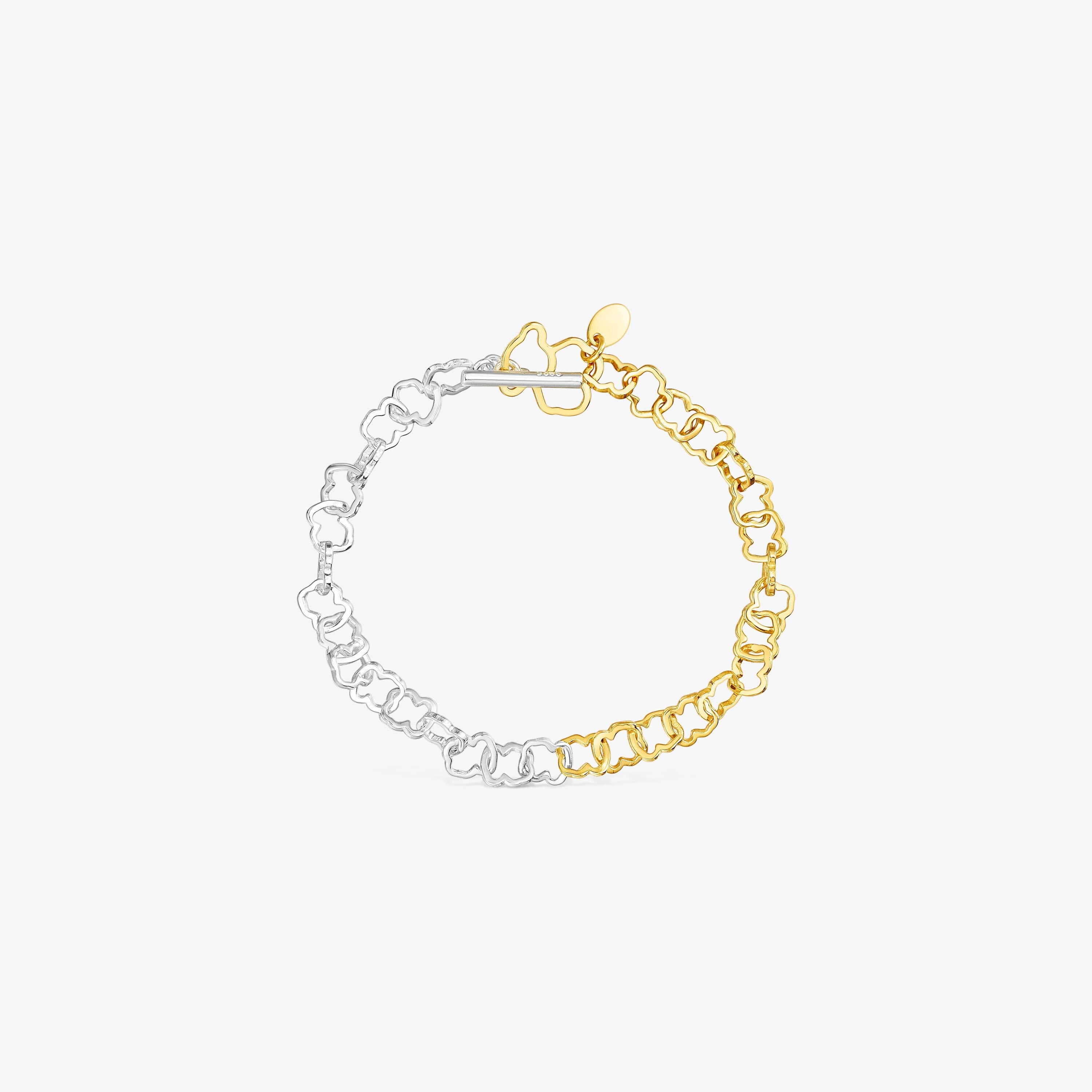 Two-tone TOUS Carrusel bear-motif Bracelet