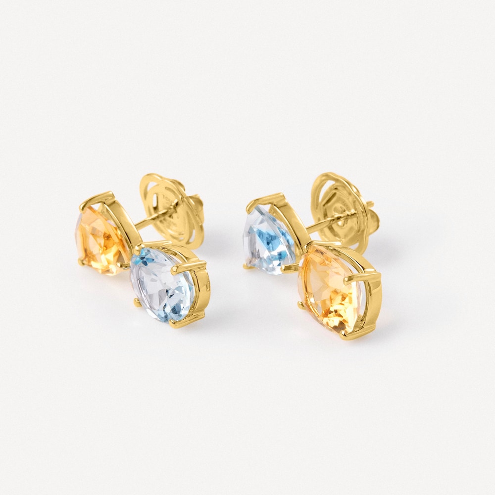 Gold Earrings with citrine and topaz TOUS ATELIER