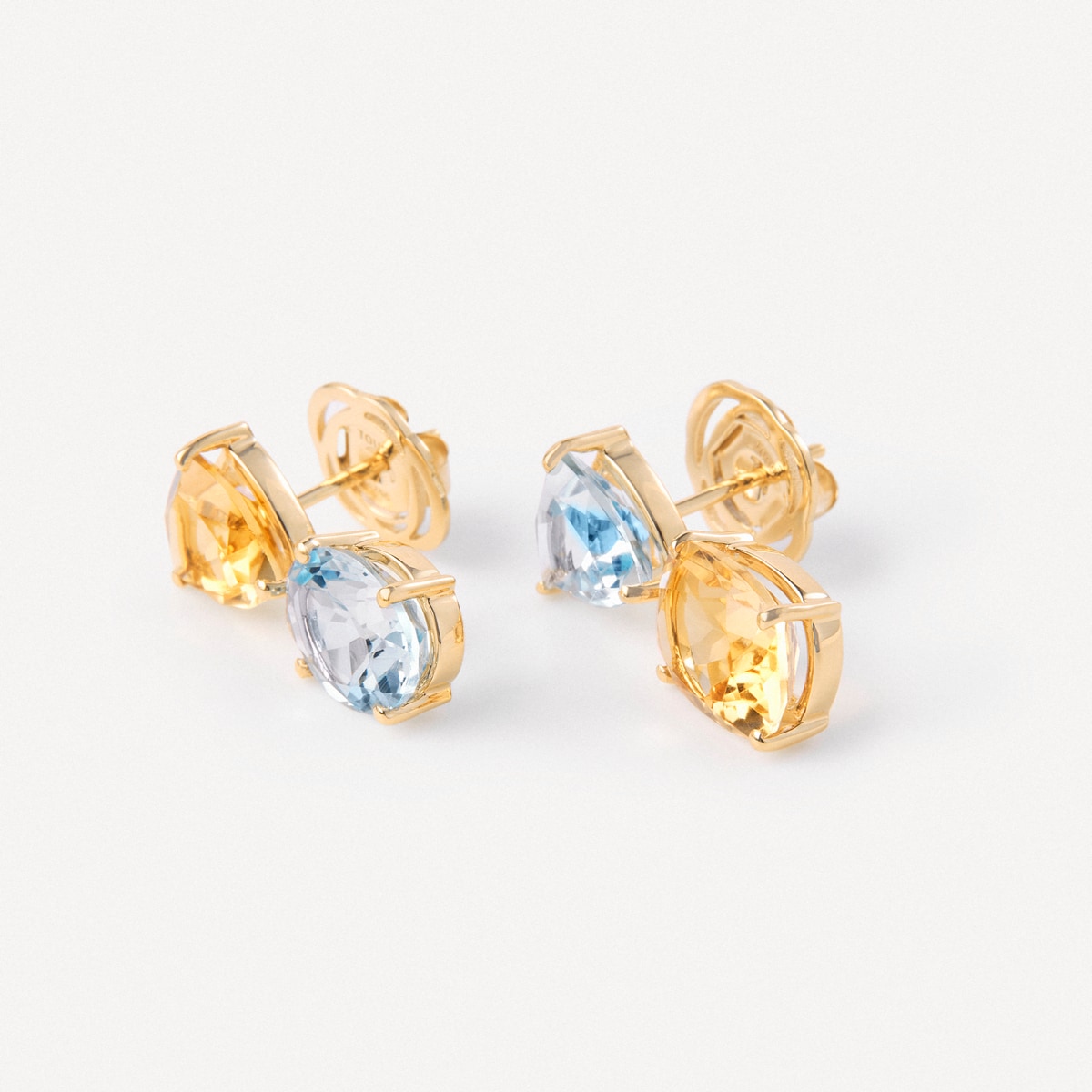 Gold Earrings with citrine and topaz TOUS ATELIER