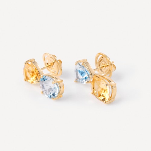 Gold Earrings with citrine and topaz TOUS ATELIER