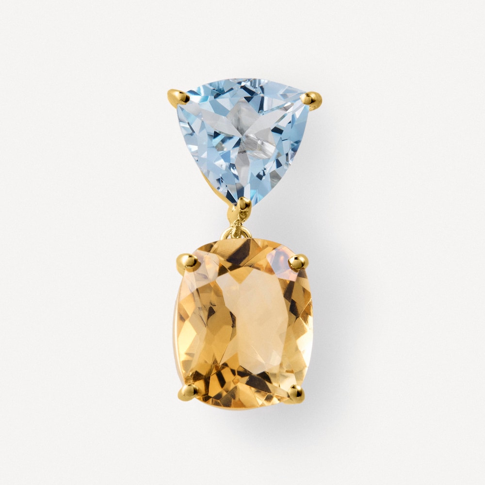 Gold Earrings with citrine and topaz TOUS ATELIER