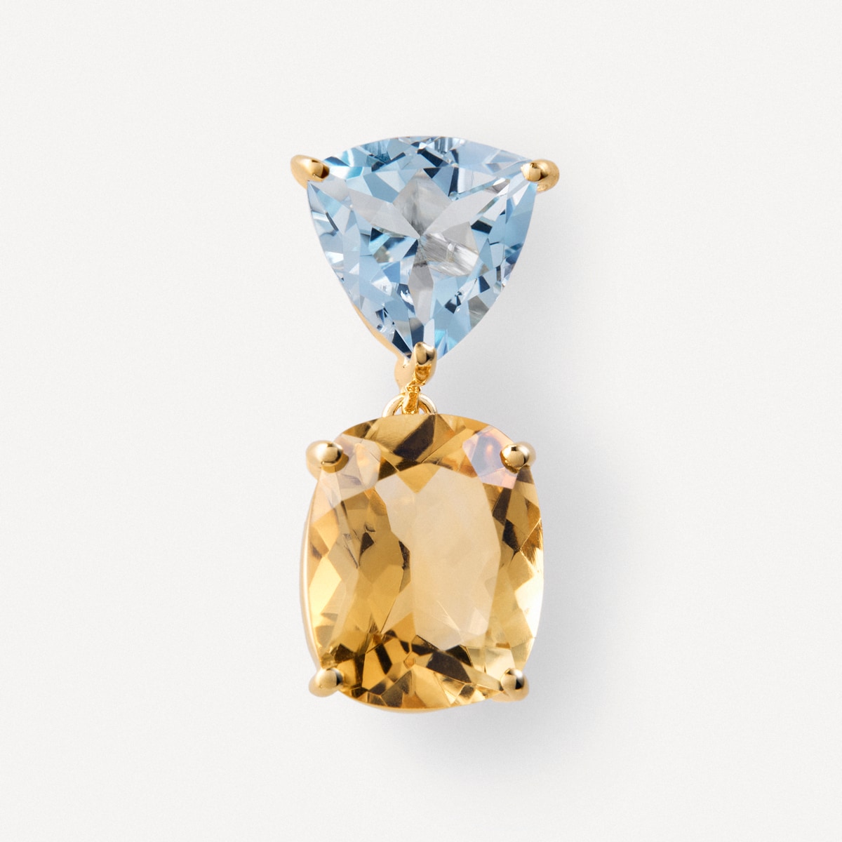 Gold Earrings with citrine and topaz TOUS ATELIER