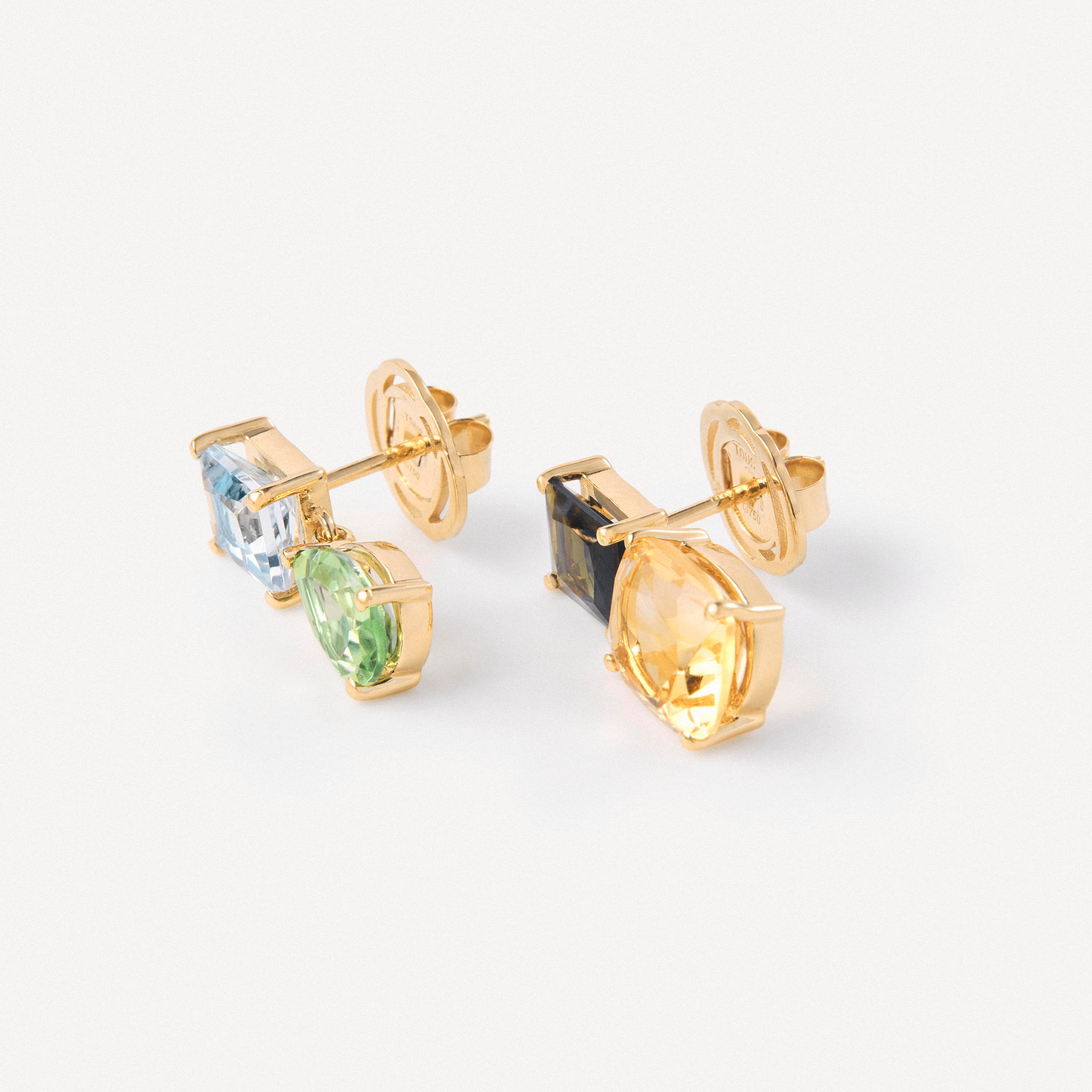 Gold Earrings with gemstones TOUS ATELIER