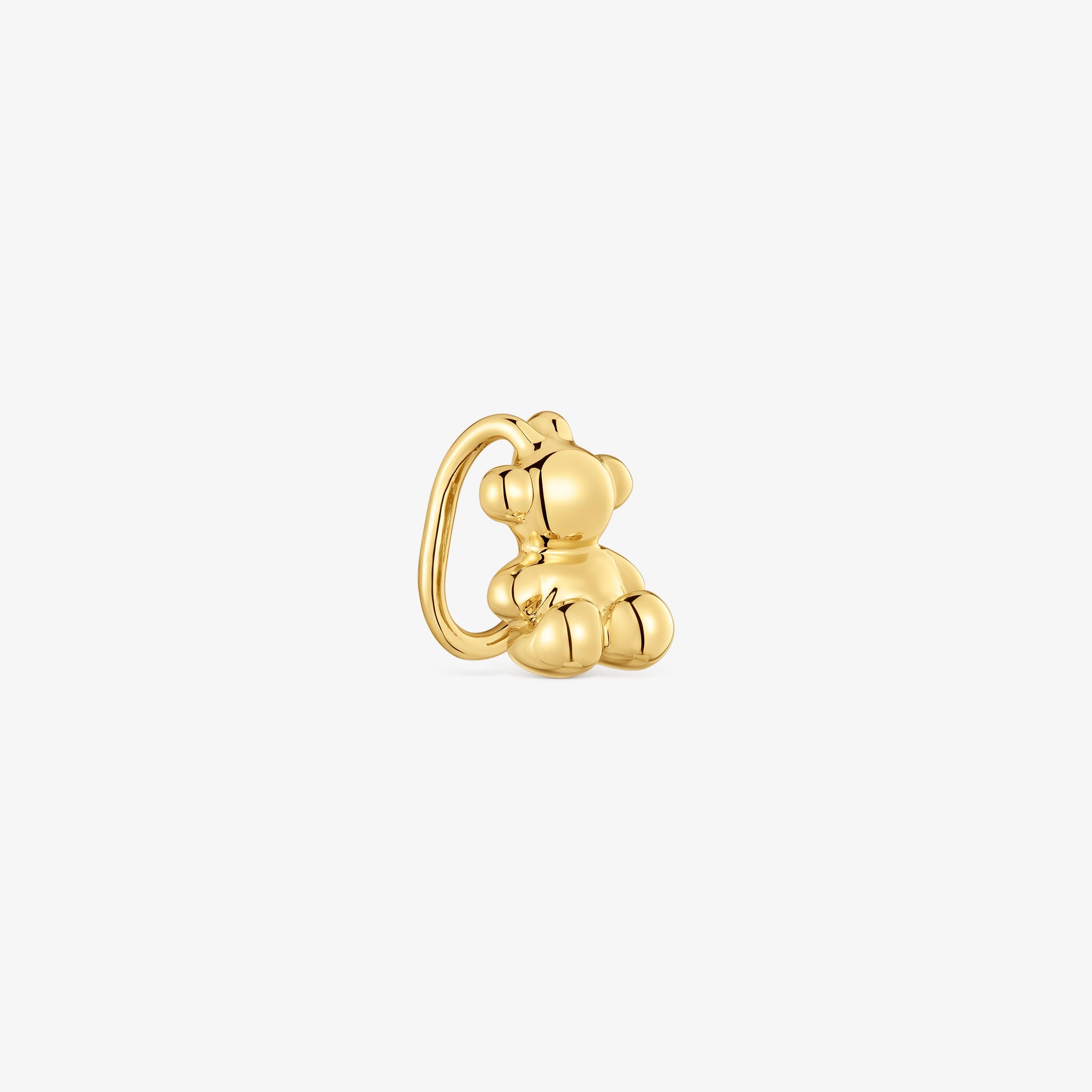 18K gold vermeil bear Earcuff Bold Bear