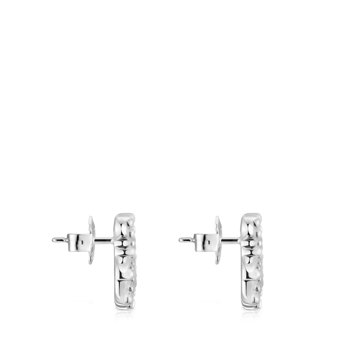 Pendientes pequeños oso de plata TOUS Grain