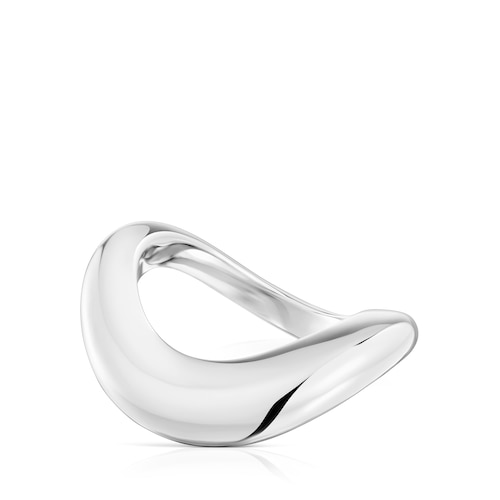 Anillo pequeño de plata Galia Basics