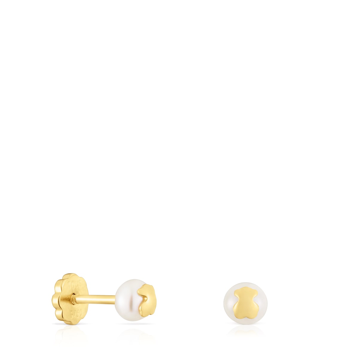 Gold and cultured pearl Earrings Basics