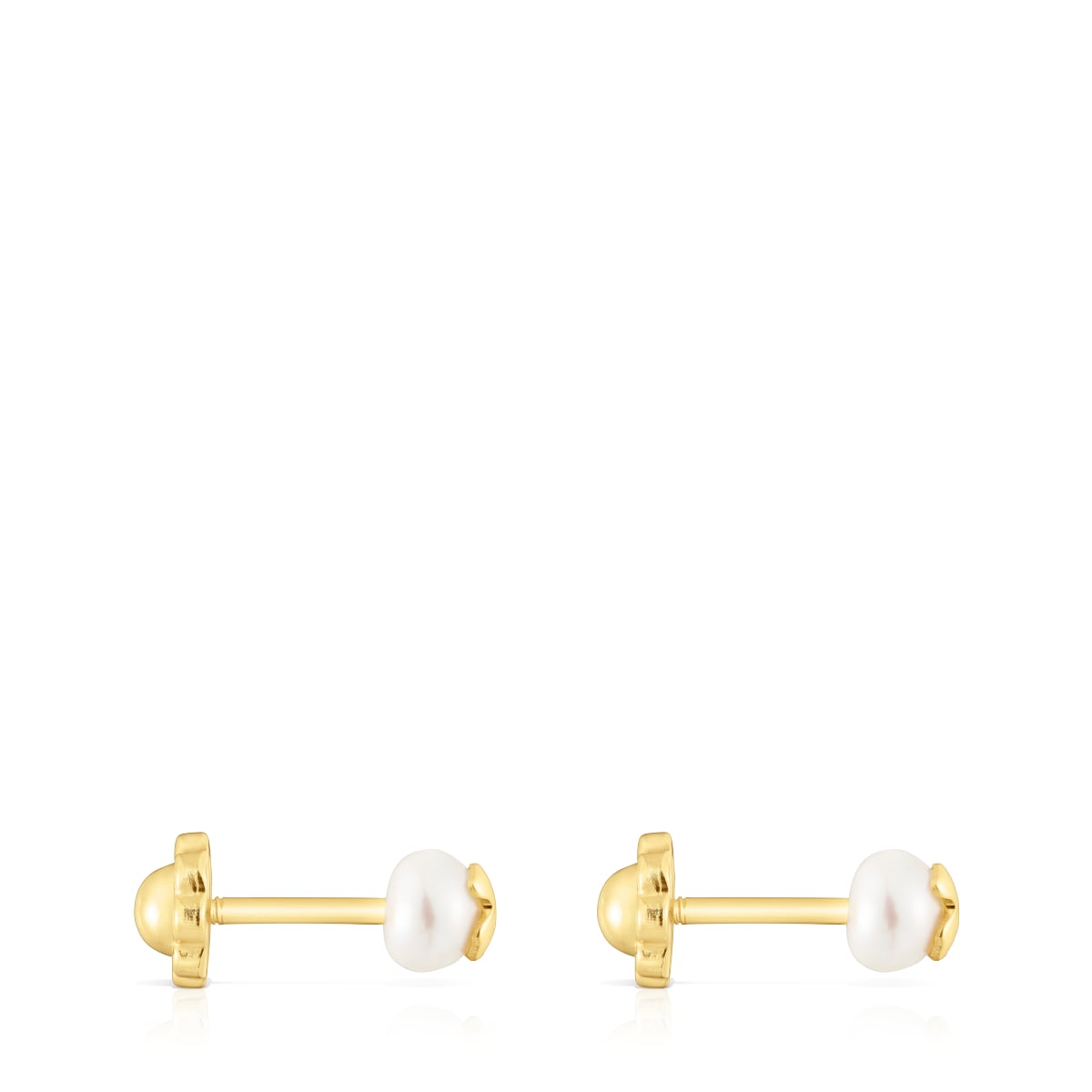 Gold and cultured pearl Earrings Basics