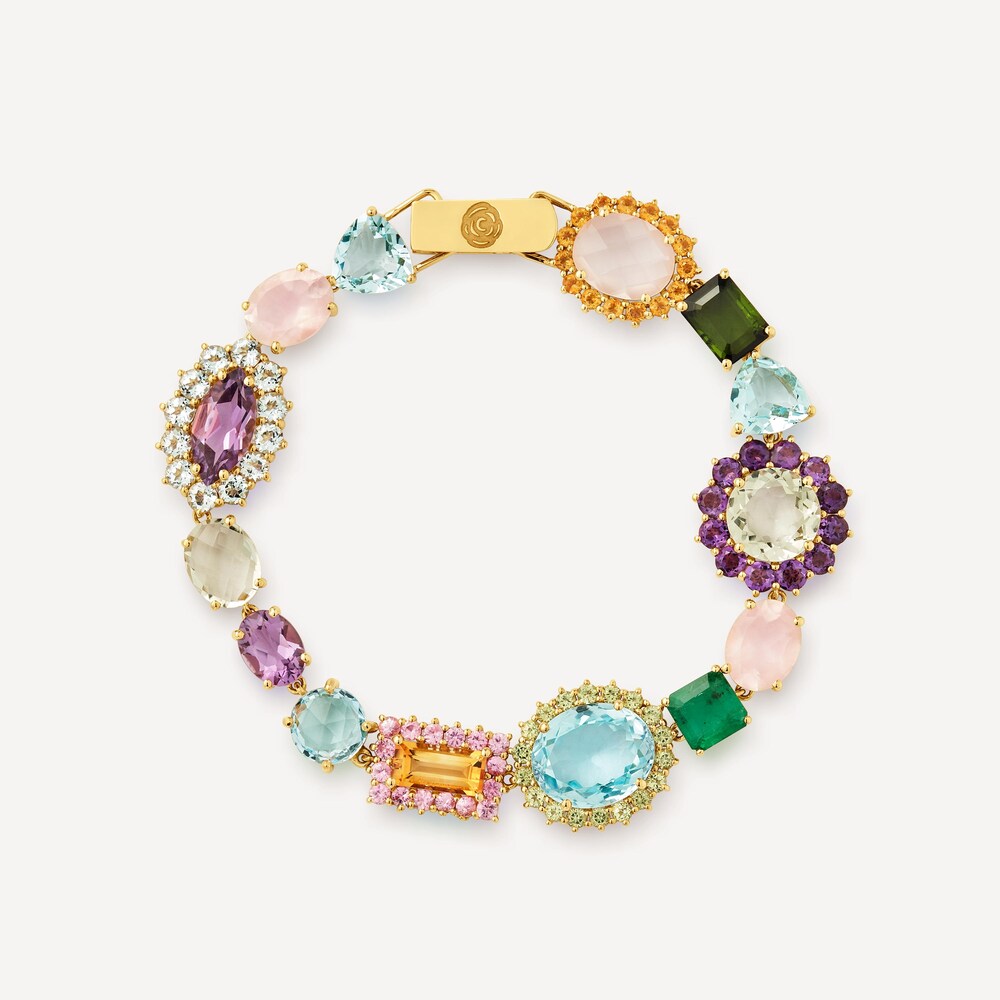 Bransoletka ze złota z kamieniami szlachetnymi TOUS ATELIER