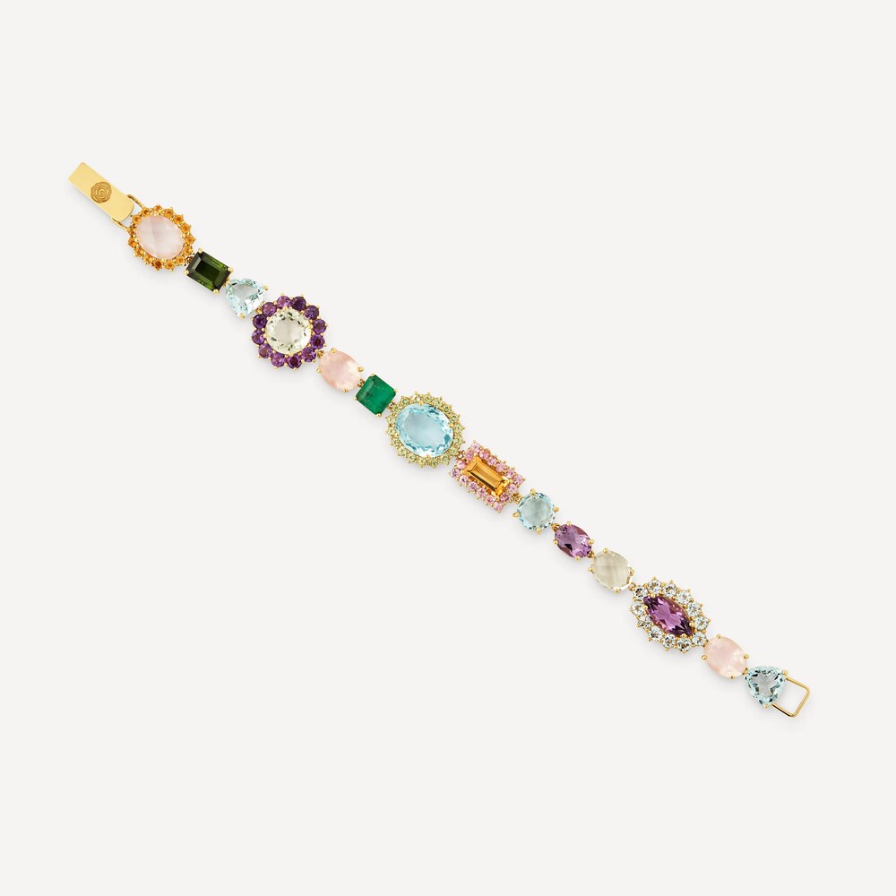 Bransoletka ze złota z kamieniami szlachetnymi TOUS ATELIER